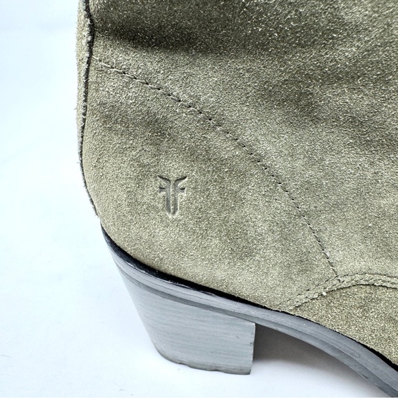 Frye Myra Lug Combat Boot in Olive Green - Picture 8 of 12